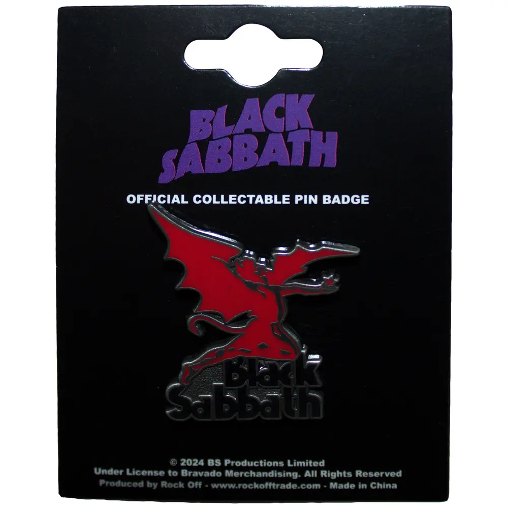 Black Sabbath – Logo & Daemon (Odznak)