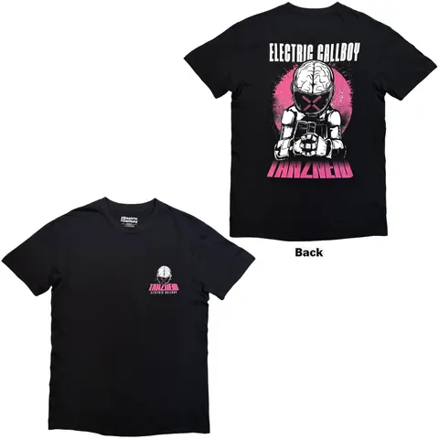 Unisex T-Shirt: Tanzneid Robot (Black) (Back Print)