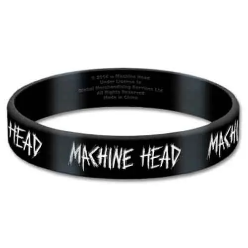 Machine Head – Logo (Gummy Wristband) (Náramok)