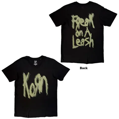 Unisex T-Shirt: Freak On A Leash (Black) (Back Print)