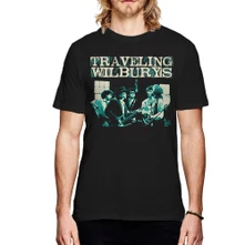 Traveling Wilburys, Tričko Performing, Unisex, Čierna