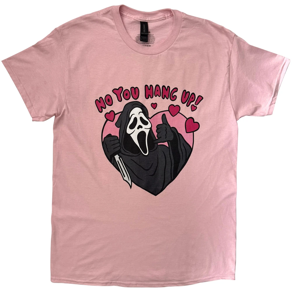 Unisex T-Shirt: No You Hang Up (Pink)