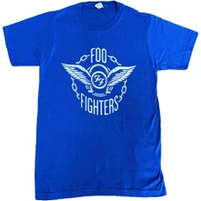 Foo Fighters, Tričko Wings, Unisex, Modrá