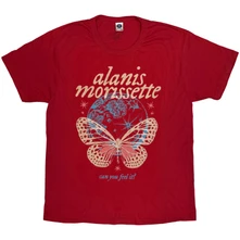 Alanis Morissette, Tričko Can You Feel It, Unisex, Červená