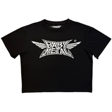 Croptop Ladies Crop Top: Pentagram (Black)