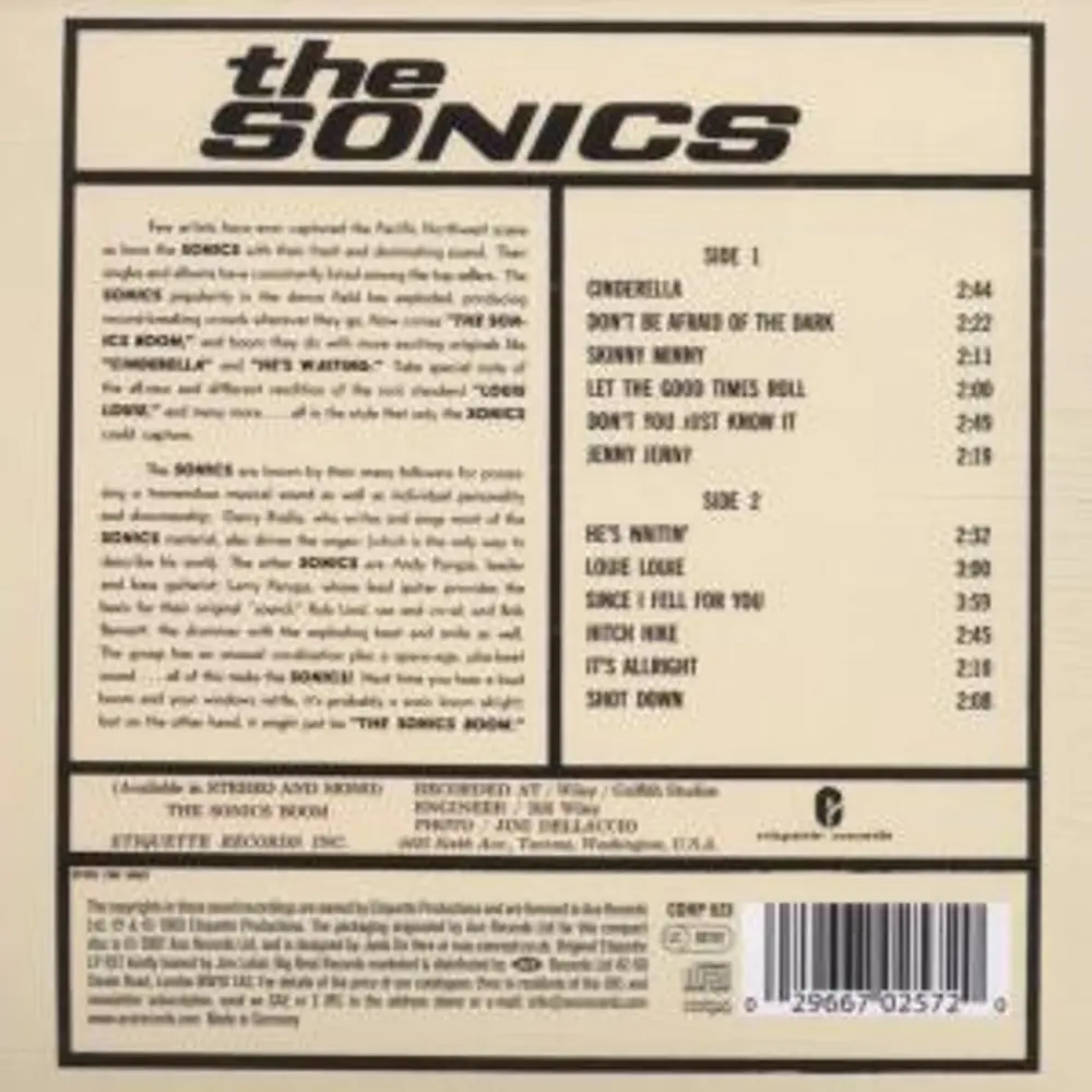 The Sonics – BOOM (CD)