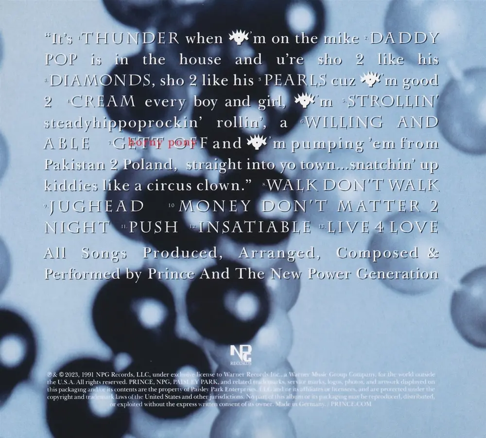 Prince & The New Power Generation: Diamonds And Pearls