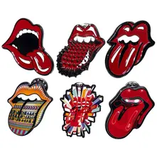The Rolling Stones – Tongues Evolution 2 (Pin Badge Set) (Odznak)