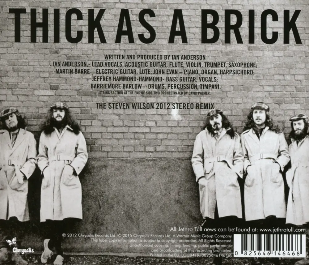 Thick As A Brick (The 2012 Steven Wilson Stereo Remix)