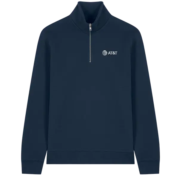 AT&T Business – Sweater AT&T quarter zip sweatshirt, Unisex, Navy