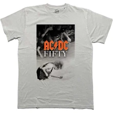 AC/DC, Tričko Angus Stage, Unisex, Šedá