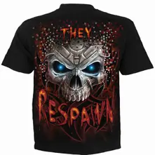 Unisex T-Shirt: Respawn (Black) (Back Print) thumbnail