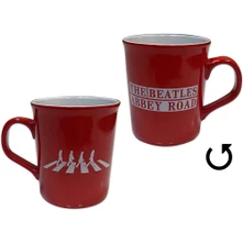 Hrnček Unboxed Mug: Abbey Road Crossing (Red)