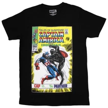 Cap vs The Panther Comic Cover thumbnail