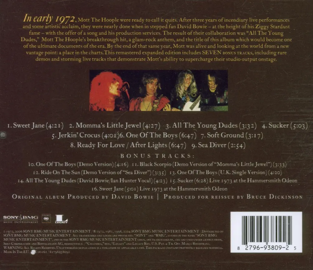 Mott the Hoople – All the Young Dudes (CD)