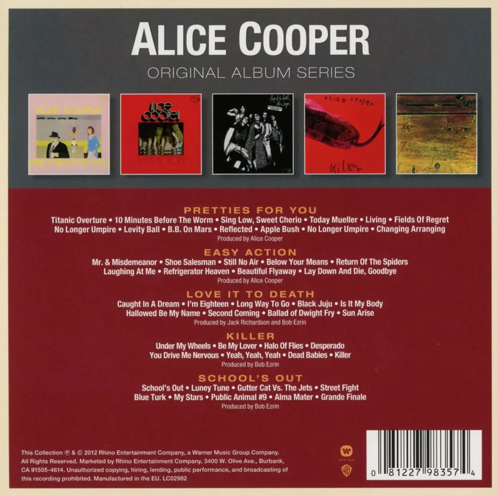 Alice Cooper – ORIGINAL ALBUM SERIES (CD)