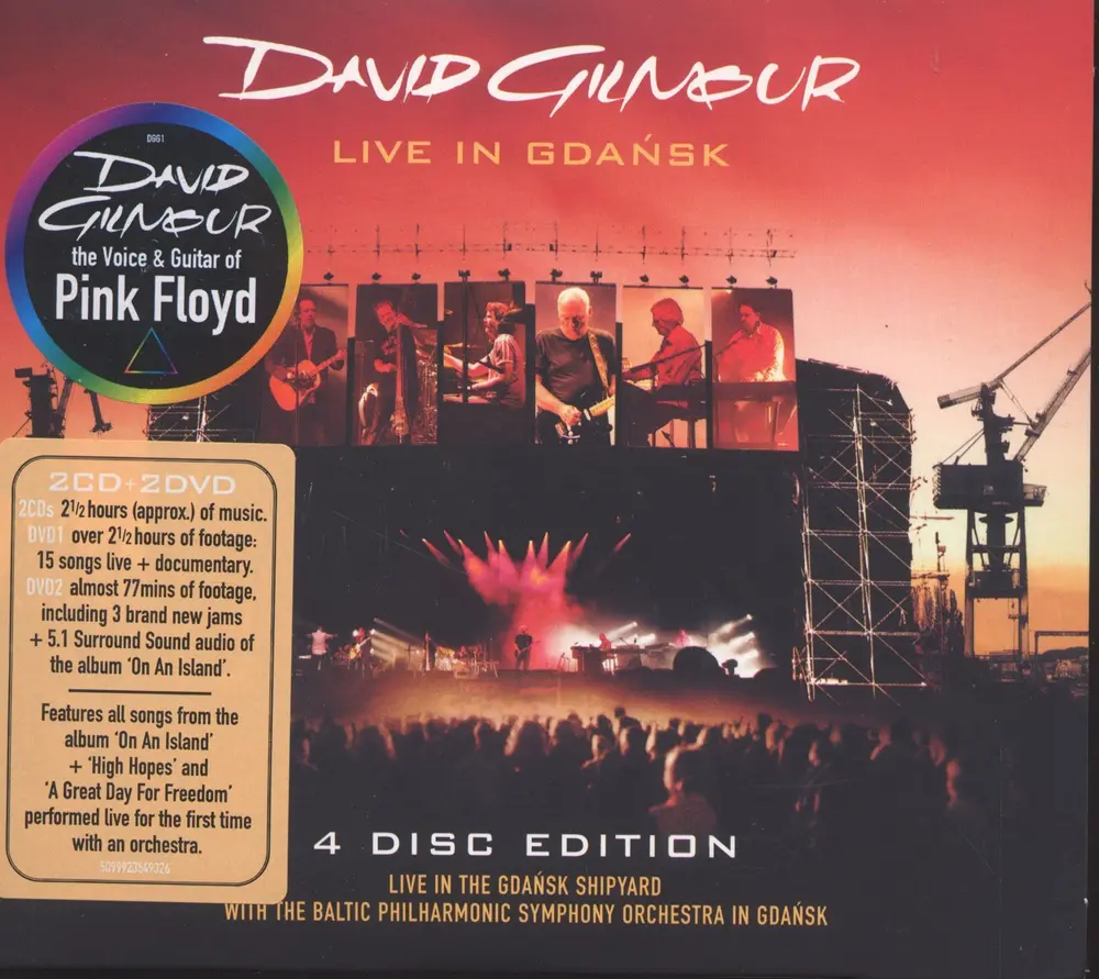 David Gilmour – LIVE IN GDANSK (2CD+2DVD) (CD)