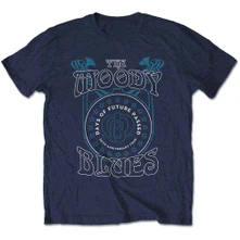 The Moody Blues, Tričko Days of Future Passed Tour, Unisex, Modrá