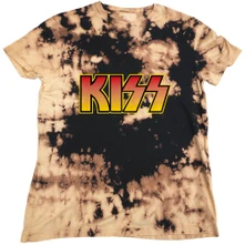 Kiss, Tričko Classic Logo, Unisex, Hnedá