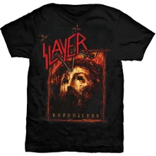 Slayer, Tričko Repentless Rectangle, Unisex, Čierna