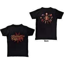 Slipknot, Tričko The End So Far Pentagram Heads, Unisex, Čierna