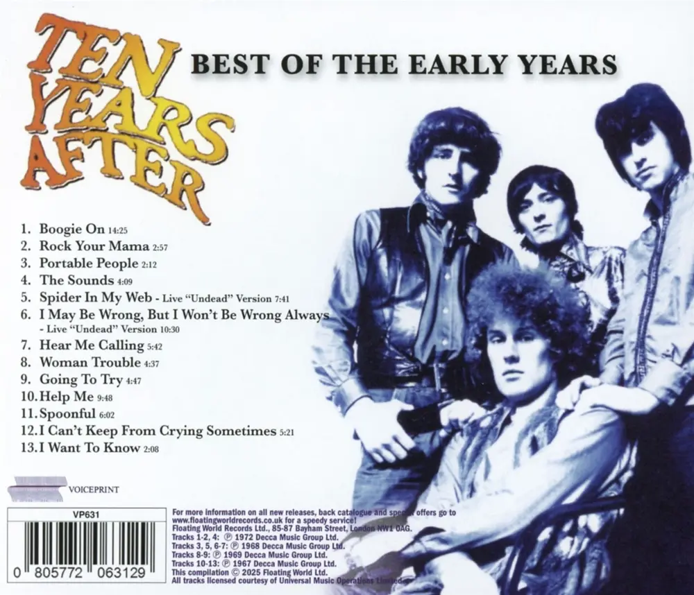 Ten Years After – BEST OF THE EARLY YEARS (CD)