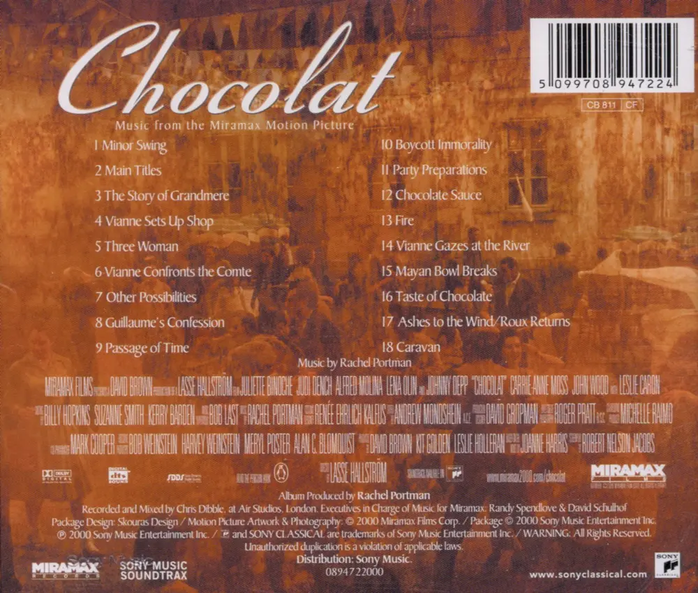 Chocolat (Music From The Miramax Motion Picture)
