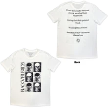 Black Veil Brides, Tričko Skulls, Unisex, Biela