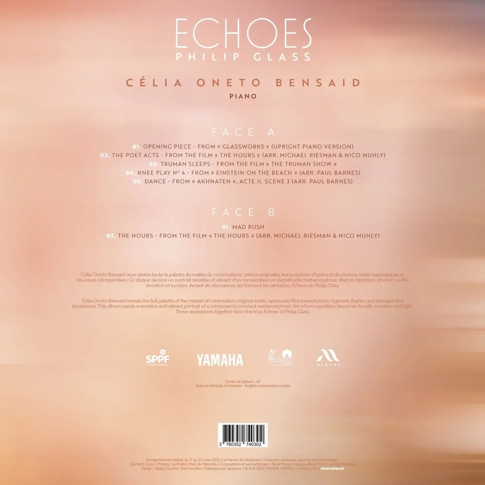 Célia Oneto Bensaid – GLASS ECHOES (Vinyl)