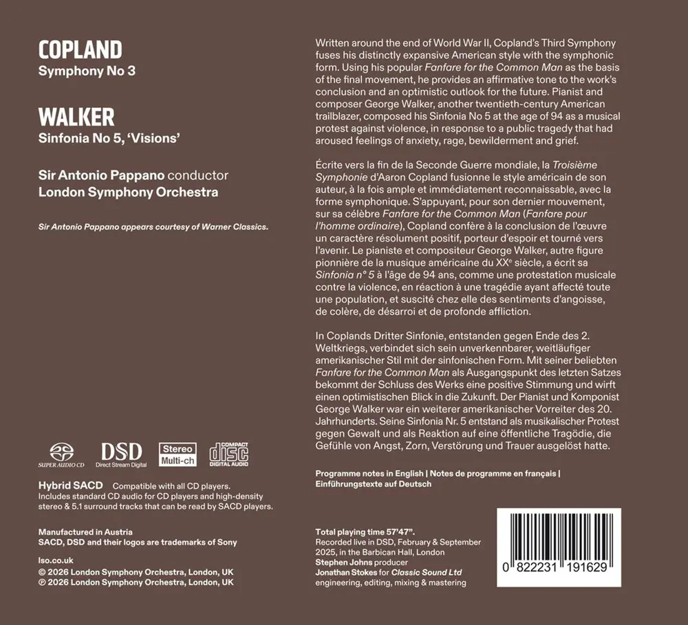 COPLAND: SYMPHONY NO. ...