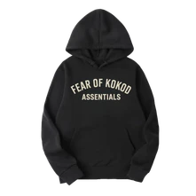Dame, Mikina Fear of kokod, Unisex, Čierna