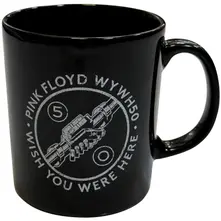 Unboxed Mug: Robot Hands Wish You Were Here 50 (Black) thumbnail