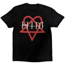 HIM, Tričko Heartagram, Unisex, Čierna