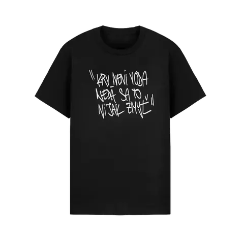 Tričko Čistychov x Dame - Krv neni voda, Unisex, Čierna