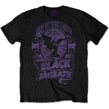 Black Sabbath, Tričko Lord of this world, Unisex, Čierna