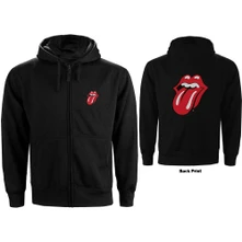 The Rolling Stones, Mikina na zips Classic Tongue, Unisex, Čierna