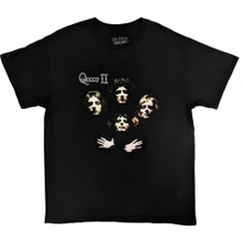 Queen, Tričko Bo Rhap Classic, Unisex, Čierna