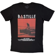 Bastille, Tričko Bad Blood Wolf, Unisex, Čierna