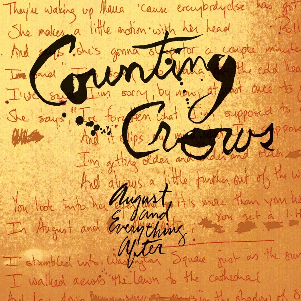 Counting Crows – AUGUST AND EVERYTHING AFTER (Gold Vinyl) (Vinyl)