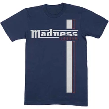 MADNESS, Tričko Stripes, Unisex, Modrá
