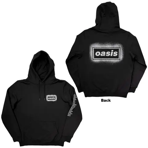 Unisex Pullover Hoodie: Spray Live '25 World Tour (Black) (Back Print & Ex-Tour)
