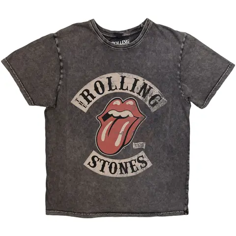 Unisex Stone Wash T-Shirt: Tour 78 (Charcoal Grey)