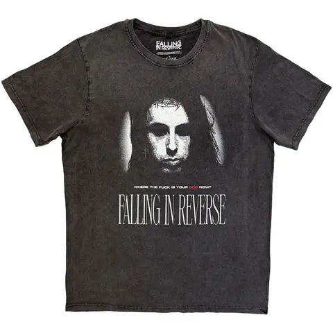 Unisex Stone Wash T-Shirt: Where's Your God (Charcoal Grey)