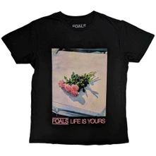 Foals, Tričko Life Is Yours, Unisex, Čierna