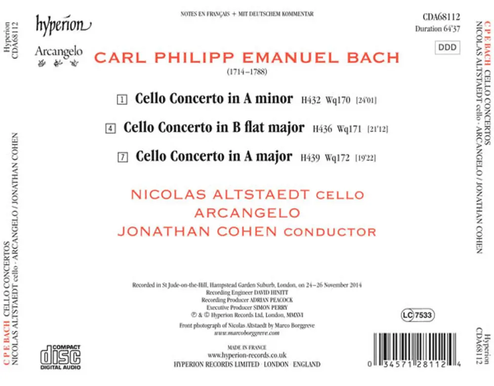 CELLO CONCERTOS