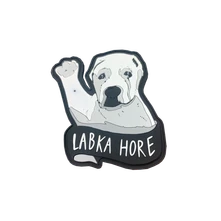 Labka Hore, Gumenná nášivka Igor