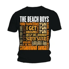 The Beach Boys, Tričko Best of SS, Unisex, Čierna