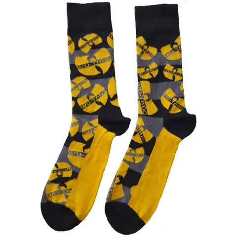 Wu-Tang Clan – Ponožky Logos Yellow (Multi-color), Unisex, Multi-color