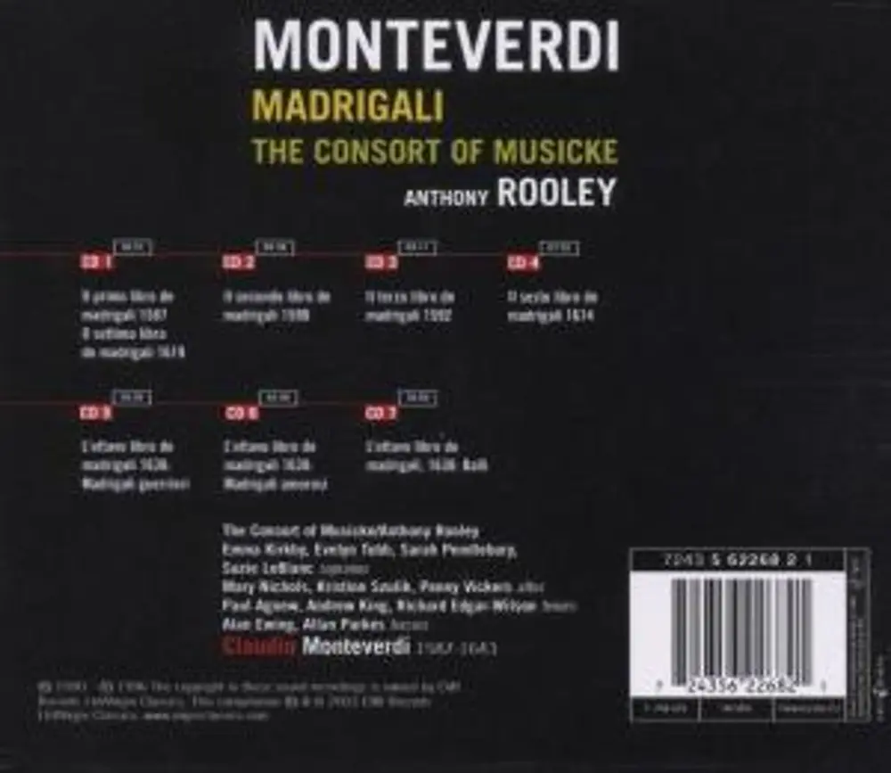 Monteverdi, C. - Madrigals