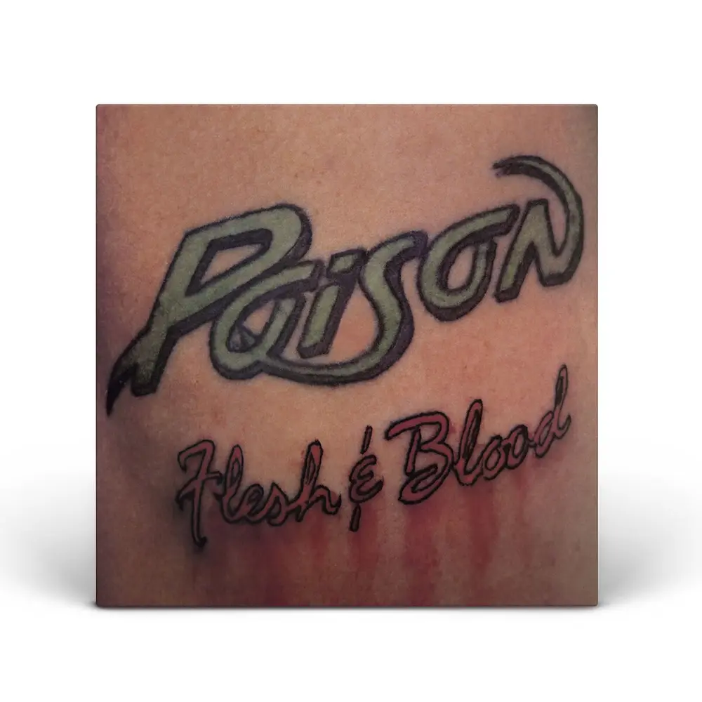 Poison – FLESH & BLOOD (Green Vinyl) (Vinyl)